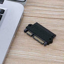 SFF-8482 SAS To SATA 22 Pin Angle 180 DegreeHard Disk Adapter Converter W9 7Y6R