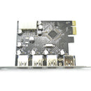 PCI-E to USB 3.0 HUB 4 Ports USB PCI-E Express Expansion Card Adapter for PC