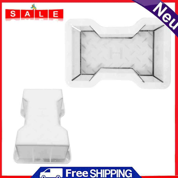 Garden Pavement Mould Manually Paving Cement Brick Concrete Mold DIY Path Maker