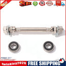 Bicycle Wheel Hub w/ 2 Bearings MTB Spindle Shift Shaft Lever (Front 140mm)