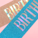 Anniversary Supplies Crystal Crown Queens Tiara Birthday Girl Glitter Sash