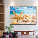 Digital Paint Starfish Pattern Painted By Numbers On Canvas Wall M033