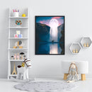 Frameless Oil Paint By Numbers Moon Fall DIY Canvas Picture Craft for Home