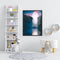 Frameless Oil Paint By Numbers Moon Fall DIY Canvas Picture Craft for Home