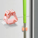 Seamless Mop Hanging Bracket Multifunctional Household Tool for Bathroom Kitc