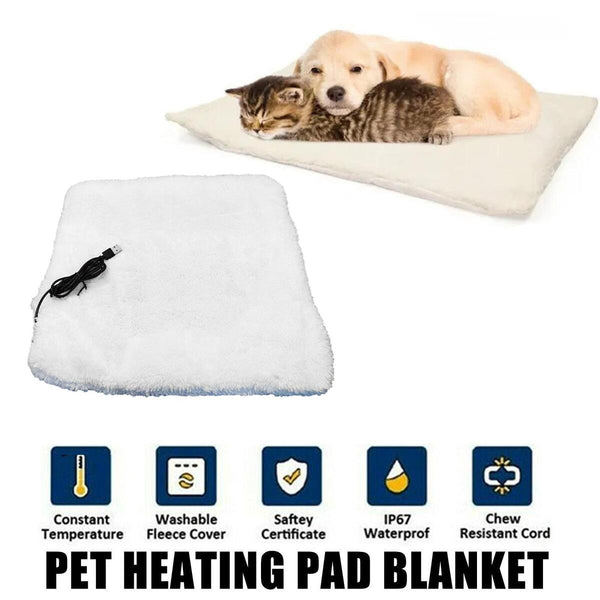 Pet Heating Pads Cat Dog Electric Heat Mats Heated Beds Puppy Whelping Pads~