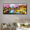 5D DIY Full Special Shaped Drill Diamond Painting Spring Bridge Embroidery