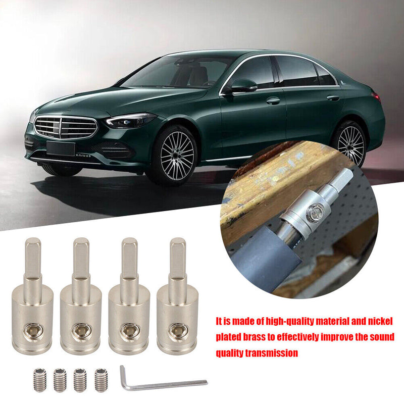 4 Sets 4GA to 8GA Terminals Car Audio Wire Terminal Blocks Power Cord Reducers