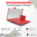 10 inch Smart Phone Magnifier Holder Video Amplifier Enlarger Stand (Red) Newly