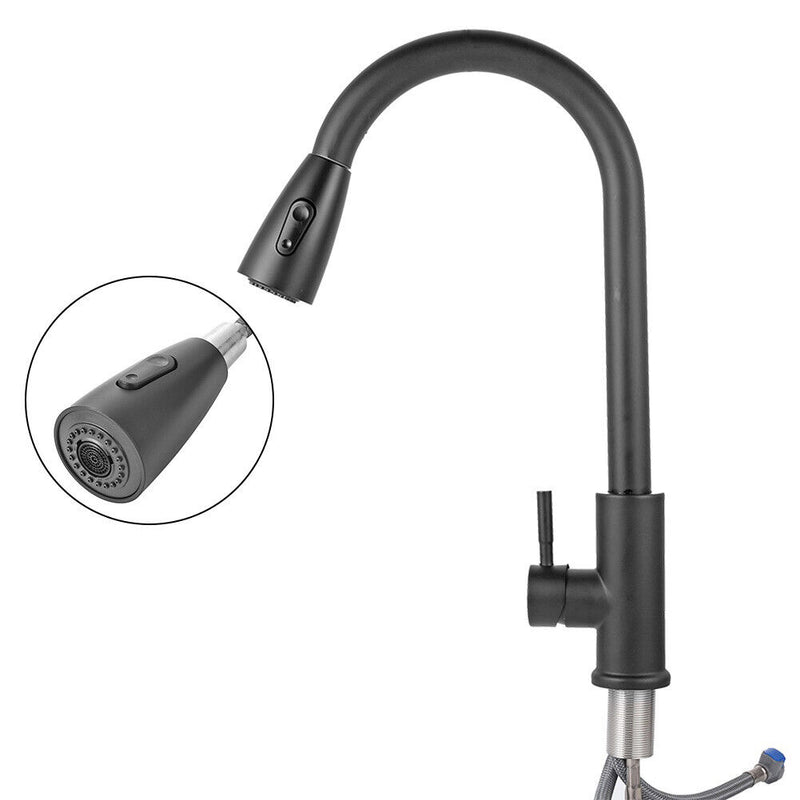 360 Degree Faucet Head 2 Mode Sink Basin Filter Pull-Out Nozzle Sprayer (B)