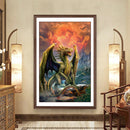 Full Round Diamond Painting Charizard DIY Handmade Room Decor Art Craft Gifts