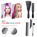 5pcs Scalp Massage Wide Tooth Comb Paddle Hair Brush Combs Set Hair Detangler