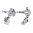 6 Chrome Guitar String Tuning Pegs Tuners Machine Heads Acoustic Electric Set