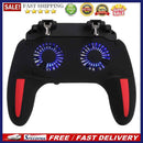 H10 Mobile Controller Telescopic Gamepad Joystick w/Dual Cooling Fan for PUBG