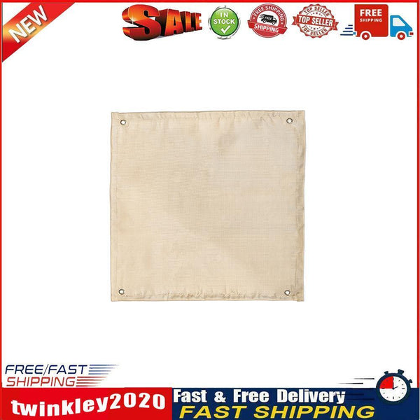 Fire Pit Mat Fiberglass Camping Stove Grill Mat for Patio Lawn (45x45cm) Newly