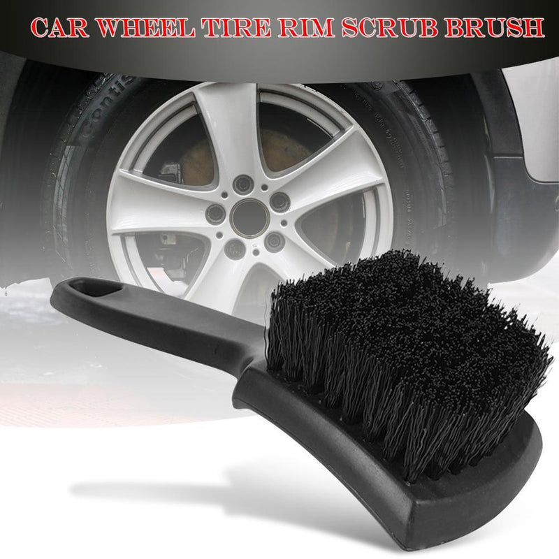 Car Auto Scrub Brush Wheel Tire Rim Cleaning Brush Detailing Washing Access