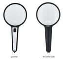 Handheld Magnifying Glass Optical Glass Lens with 4 LED Illuminated Magnifier