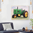 Frameless Tractor Oil Paint by Numbers Kit Handpainted Artwork Coloring Craft