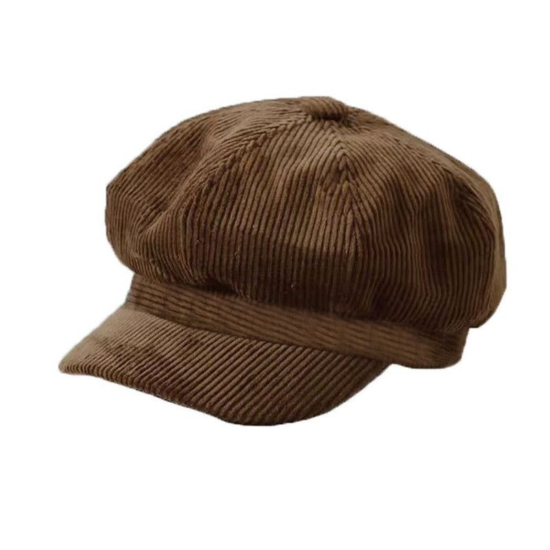 Graceful Fiddler Hat Octagonal Cap Artist Painter Hat Mariner Cap Beret Hat