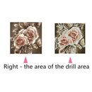 5D DIY Full Drill Diamond Painting Flower Cross Stitch Embroidery Kit (01)