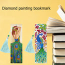 2pcs 5D Special Shape Diamond Painting Bookmark Mosaic Leather Page-Marker Newly