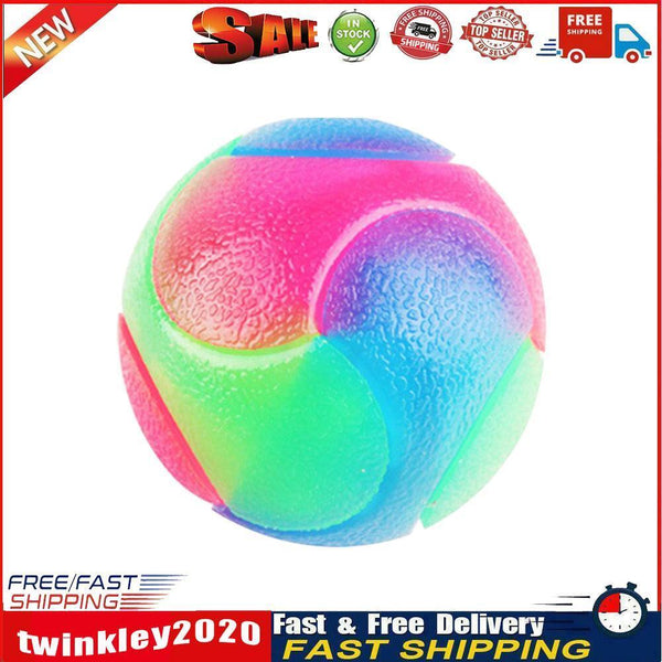 Glowing Molar Ball Color Resistant Bite Elastic Flashing Pet Ball (Matte) Newly