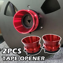 Burgundy Red Aluminium NAB Hub adapters for Studer Revox#
