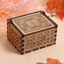 Retro Wooden Merry Christmas Music Box Storage Box Ornament Gift (Wood)
