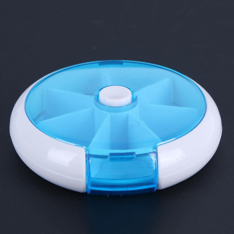 7Day One Week Round Portable Pill Case Medicine Box Storage Organizer(2)