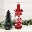 Table Decor Merry Christmas Wine Bottle Cover Xmas Decorations Stoppers Bag