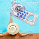 Inflatable Floating Row Summer PVC Water Hammock Swimming Pool Air Mattresses