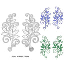 2pcs DIY Scrapbooking Die Card Metal Steel Flower Cutting Dies Stencils Newly