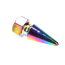 4pcs CNC Rainbow Color Car Wheel Tyre Tire Valve Stem Caps Dust Covers Newly