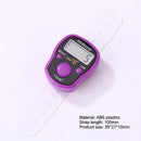 0-99999 LCD Finger Counter LED Luminous Electronic Tally Counter (Purple) Newly