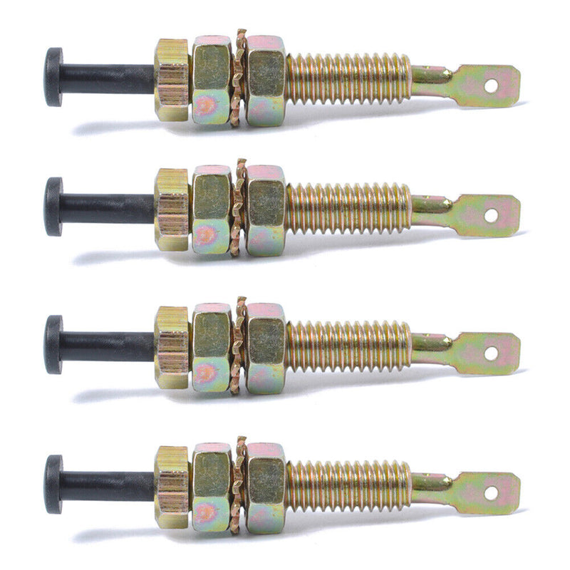Universal Car Door Jamb Trunk Hood Pin Switch Adjustable Length (4pcs) Newly