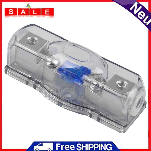 Broadroot Car Audio 60 Amp Mini ANL Fuse Holder 4/8 GA IN 4/8 GA OUT with Si