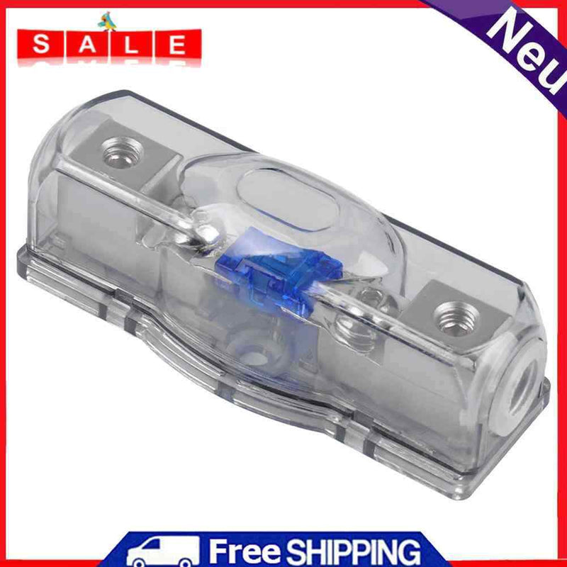 Broadroot Car Audio 60 Amp Mini ANL Fuse Holder 4/8 GA IN 4/8 GA OUT with Si