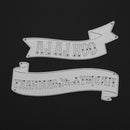 snowvirtuos 2pcs Slogan Cutting Tools Stencils Scrapbook Embossing DIY Craft A