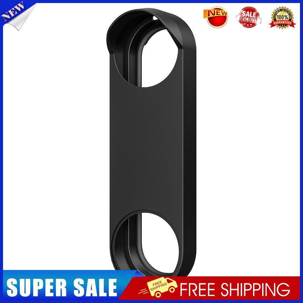 Doorbell Silicone Cover Case Doorbell Accessories for Google Nest (Black)
