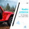 13 Inch AM FM Radio Antenna Mast Aerial Black for Wrangler JK JL 2007-2018
