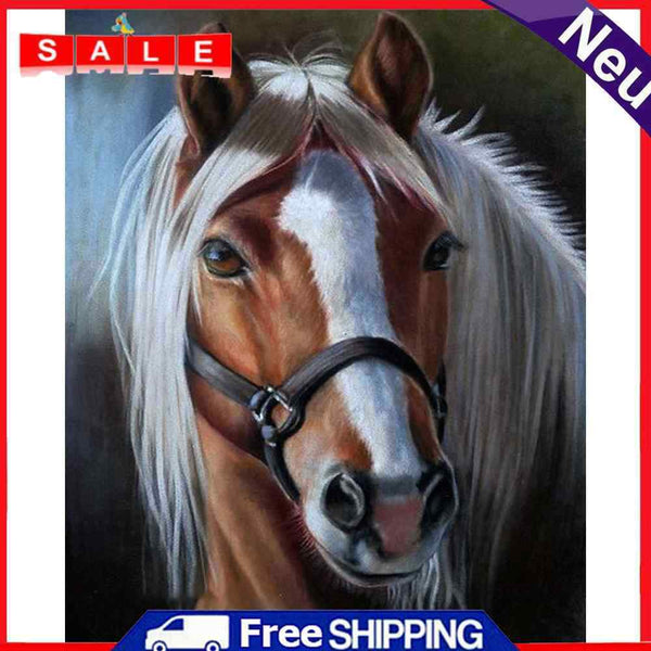 Wild Animal Oil Paint by Numbers Hand Painted Frameless Picture Home Ornament