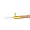 Embroidery Wooden Handle Crochet Hook 3 Needles Sewing Craft (Light Brown) Newly