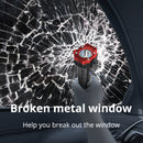 LED Flashlight for Car Waterproof Tool (With Glass Breaker and Seatbelt Cut