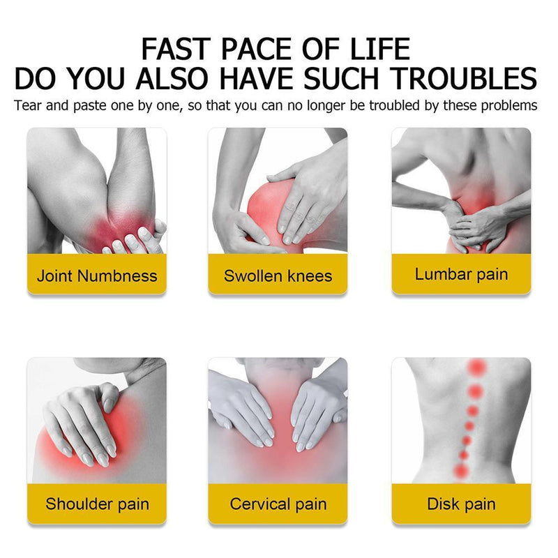 10pcs External Medicine Patch Pain Relief Wormwood Convenient Adjuvant Treatment