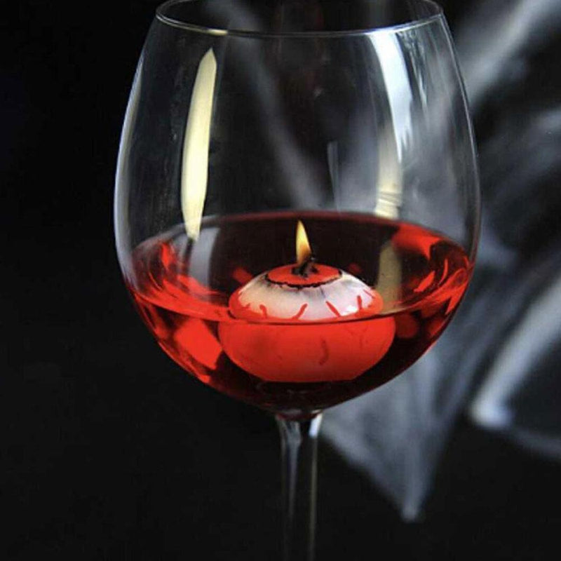 Floating Eyeball Candles for Halloween Holiday Table Home Party Decoration.