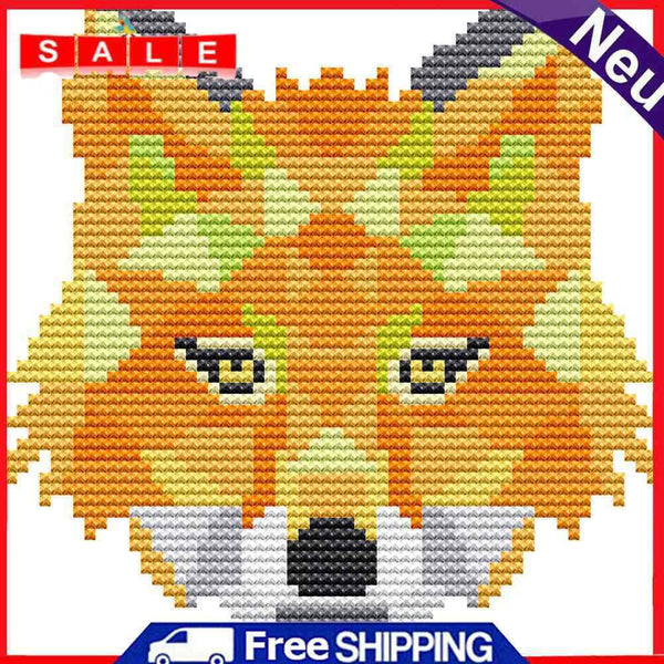 Animal Home Decor Printed On Canvas Needlework DIY 14CT Cross Stitch Cartoon