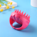 Silicone Hair Washing Comb Scalp Head Massager Hair Cleaning Tool (Red) Newly