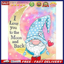 5D Diamond Painting Kit Gnome Full Round Drill Rhinestone DIY Cartoon Wall