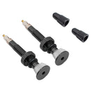 2pcs 40mm MTB Road Bike Extender Valves Tubeless Presta Valve Core (Black)