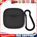 Wireless Earphone Cover for SoundPEATS Air3 Silicone Protector Case (Black)